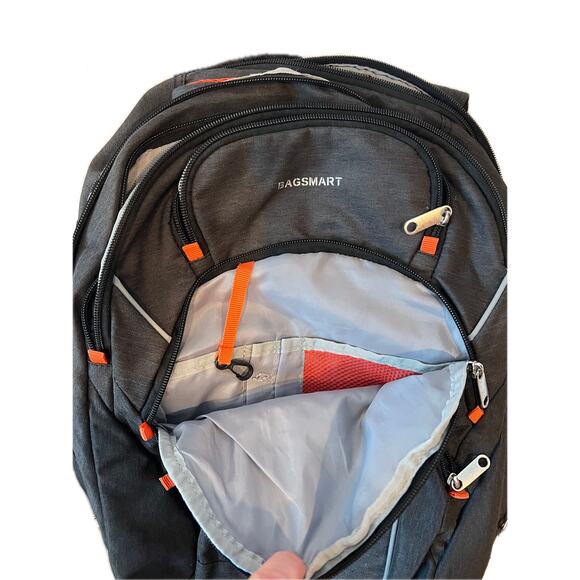 Bagsmart 4 Section Travel Padded Computer Backpack - Picture 4 of 7